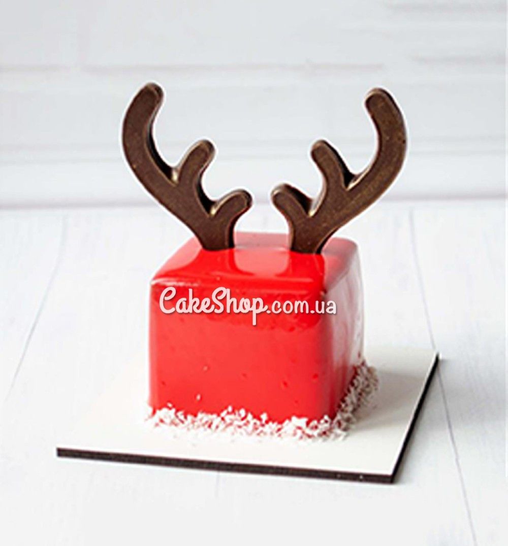 ⋗ Пластиковая форма для шоколада Рожки оленя купить в Украине ➛ CakeShop.com.ua, фото