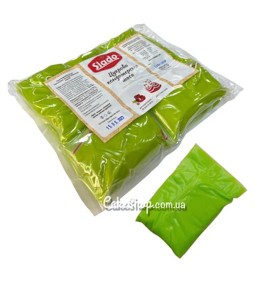 ⋗ Мастика кондитерская Slado Салатова, 100 г купить в Украине ➛ CakeShop.com.ua, фото