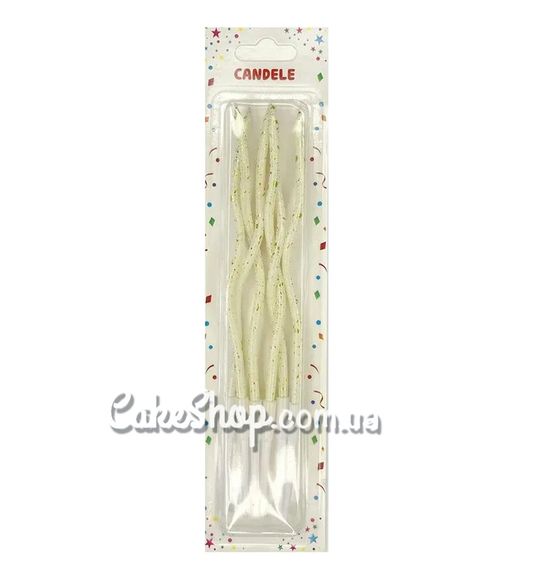 ⋗ Свічки тортові Коктейльны білі, 6 шт купити в Україні ➛ CakeShop.com.ua, фото