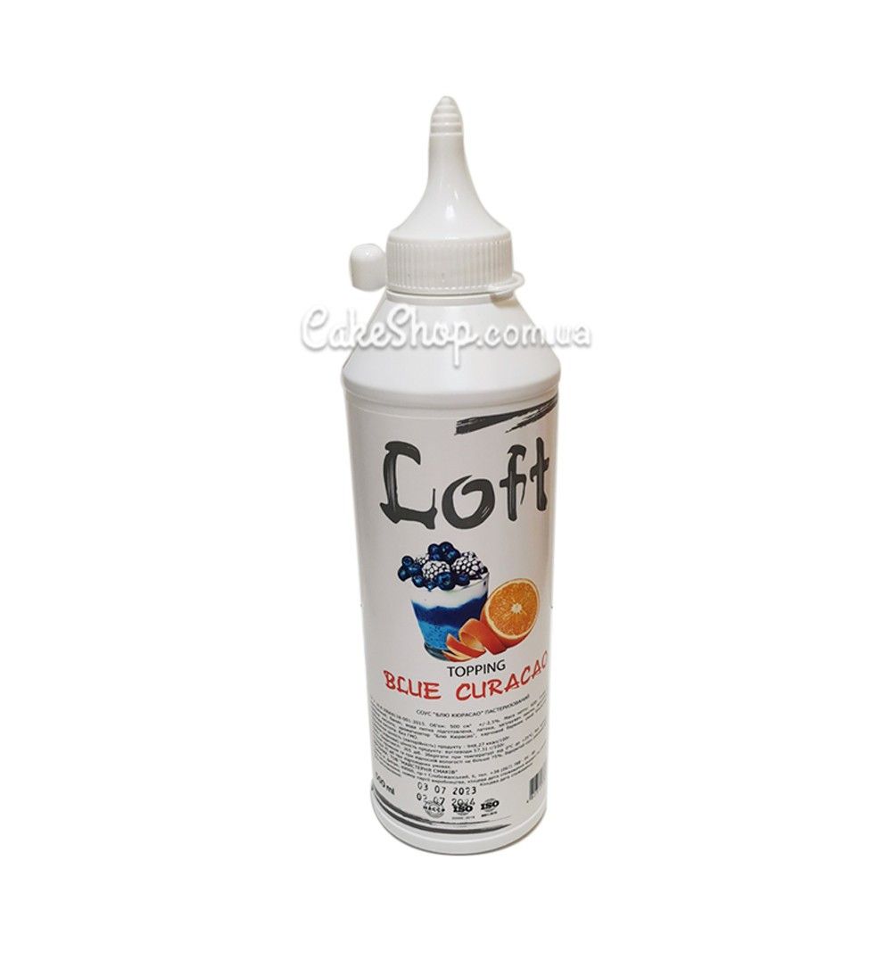 ⋗ Топпінг Loft Блю Кюрасао , 500 г купити в Україні ➛ CakeShop.com.ua, фото