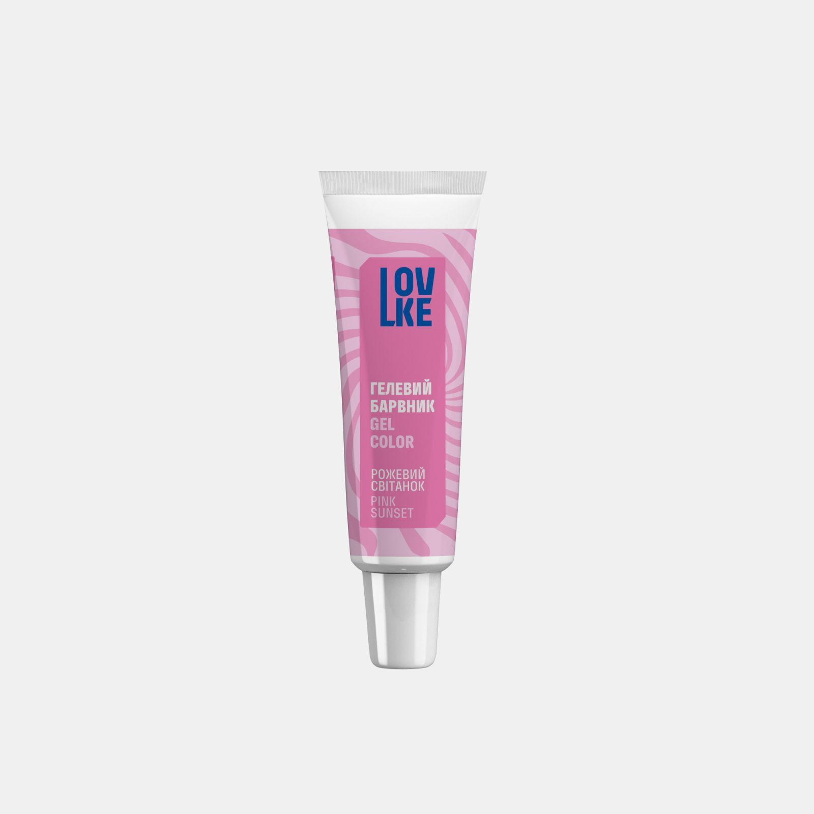 ⋗ Краситель гелевый LOVKE водорастворимый Розовый рассвет, 16 г купить в Украине ➛ CakeShop.com.ua, фото