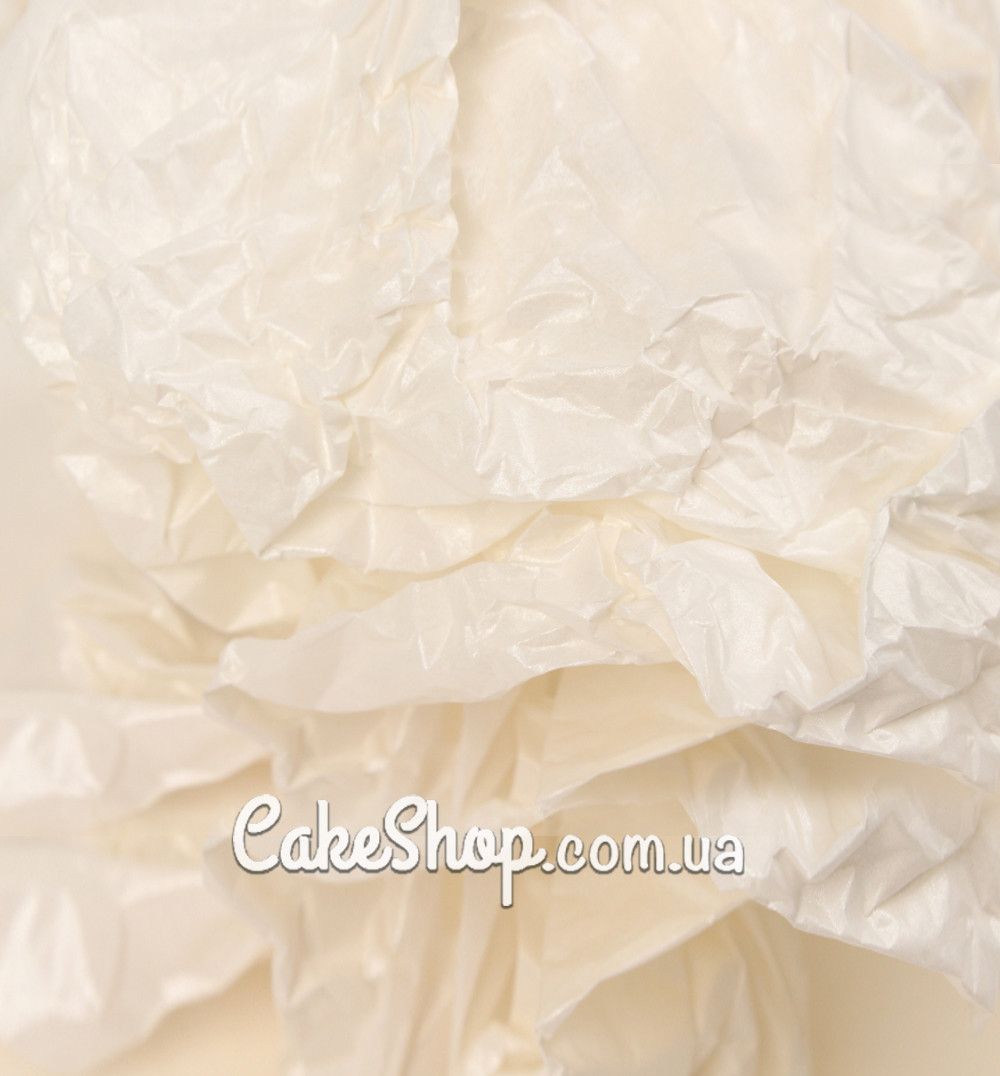 ⋗ Папір тішью LP Пастель з перламутром айворі, 5 аркушів купити в Україні ➛ CakeShop.com.ua, фото