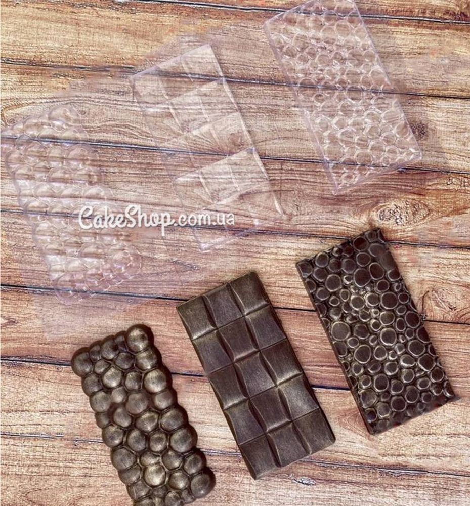 Пластикова форма для шоколаду Тріо - фото