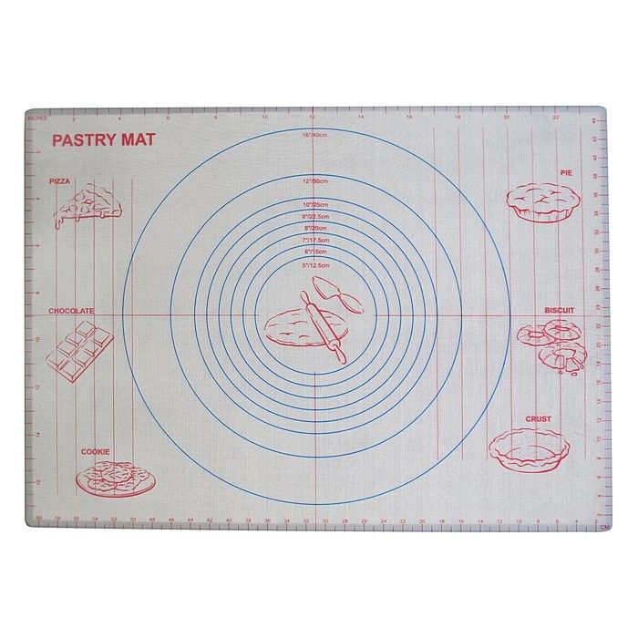 ⋗ Коврик силиконовый армированный с разметкой 61х45,5 см купить в Украине ➛ CakeShop.com.ua, фото
