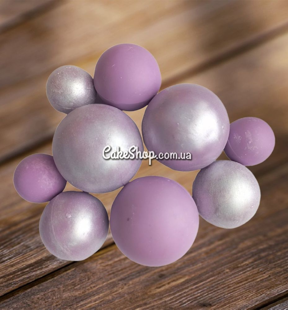 Сфера шоколадная IR Светло фиолетовая-фиолетовая перламутр - фото