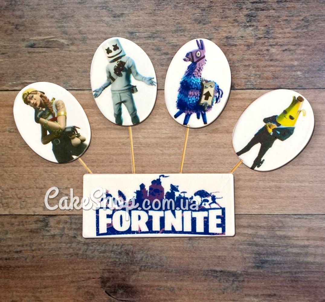 ⋗ Цукрова фігурка Фортнайт/Fortnite ТМ Сладо купити в Україні ➛ CakeShop.com.ua, фото