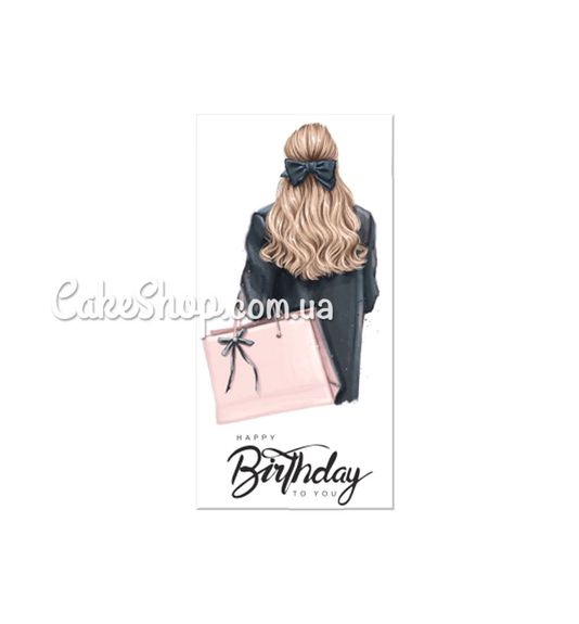 ⋗ Конверт подарочный Birthday, 1 шт купить в Украине ➛ CakeShop.com.ua, фото