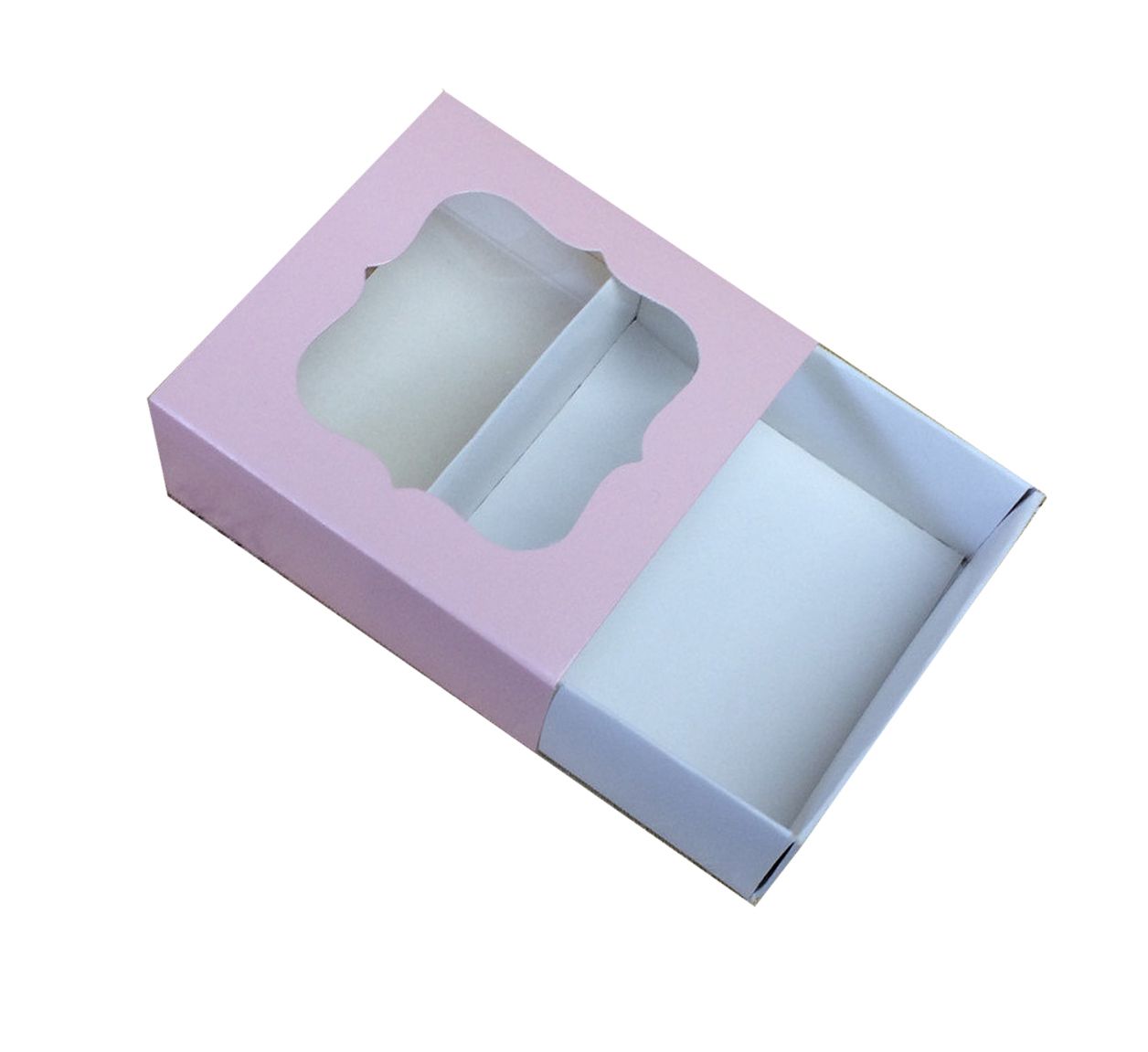 ⋗ Коробка для цукерок, виробів Hand Made, мила ручної роботи Рожева, 8х8х3,5 см купити в Україні ➛ CakeShop.com.ua, фото