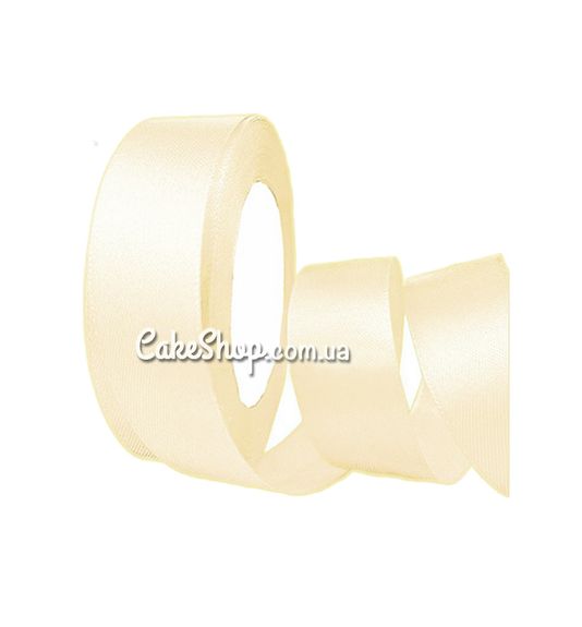 ⋗ Стрічка атласна Світло-жовта 25 мм купити в Україні ➛ CakeShop.com.ua, фото