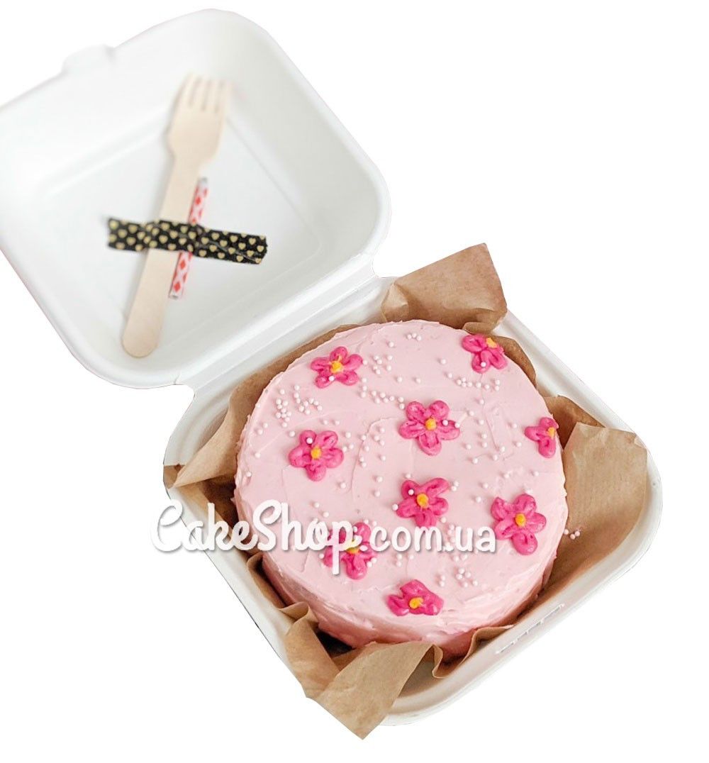 ⋗ Набор для Бенто-торта 14,5х14х7,5 с вилкой купить в Украине ➛ CakeShop.com.ua, фото