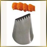 ⋗ Насадка Ateco # 898 для бордюра, большая купить в Украине ➛ CakeShop.com.ua, фото