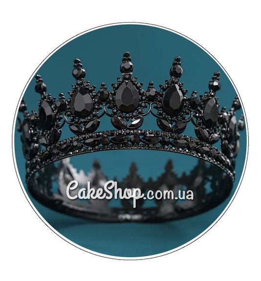 ⋗ Корона черная купить в Украине ➛ CakeShop.com.ua, фото