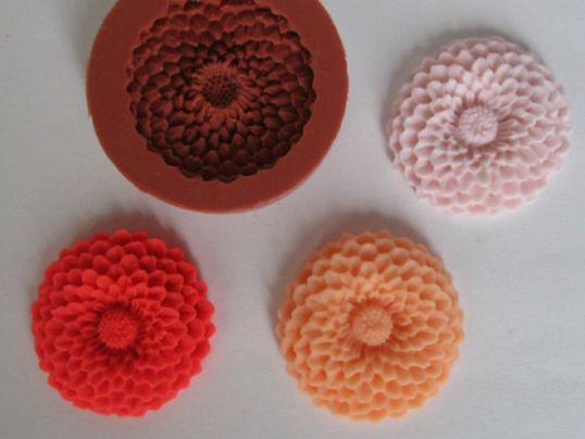 ⋗ Силіконовий молд Ціннія купити в Україні ➛ CakeShop.com.ua, фото