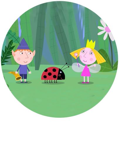 ⋗ Вафельная картинка Бен и Холли 1 купить в Украине ➛ CakeShop.com.ua, фото