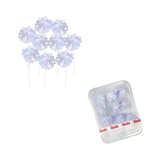 ⋗ Вафельный цветок Хризантема сиреневая 9 шт ТМ Сладо купить в Украине ➛ CakeShop.com.ua, фото