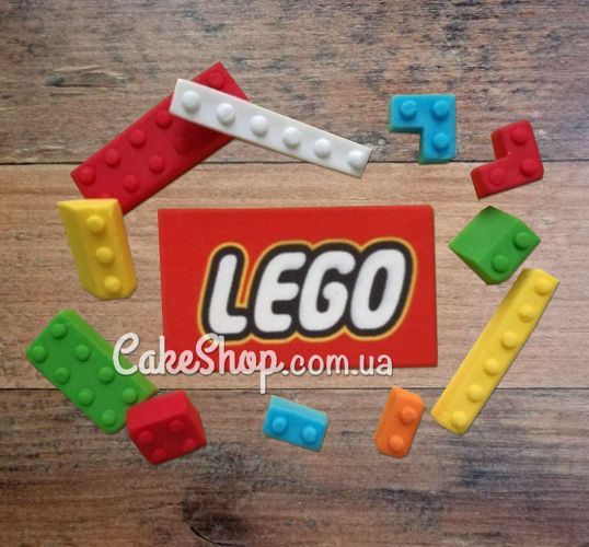 ⋗ Сахарные фигурки Лего ТМ Ириска купить в Украине ➛ CakeShop.com.ua, фото