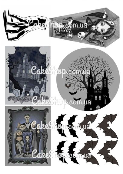 ⋗ Вафельная картинка  Венсдей 3 купить в Украине ➛ CakeShop.com.ua, фото