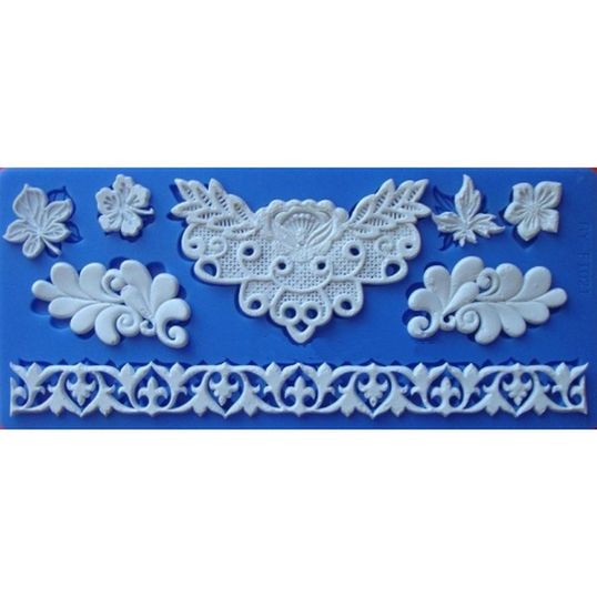 ⋗ Силиконовый коврик для айсинга Ажурный орнамент 6 купить в Украине ➛ CakeShop.com.ua, фото