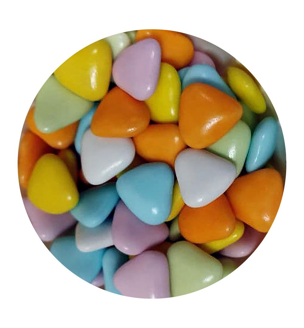 ⋗ Декор шоколадный Сердца цветные, 50 г купить в Украине ➛ CakeShop.com.ua, фото