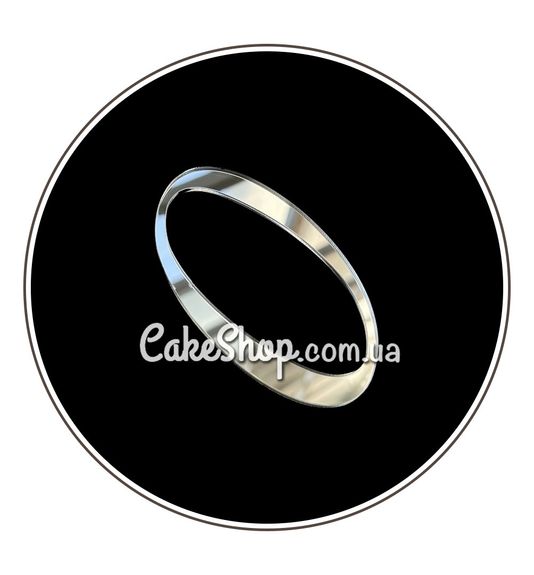 ⋗ Акриловий топпер DZ бічний цифра 0, срібло купити в Україні ➛ CakeShop.com.ua, фото