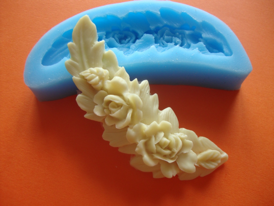 ⋗ Силіконовий молд Квіткова композиція 4 купити в Україні ➛ CakeShop.com.ua, фото