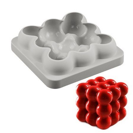 ⋗ Силиконовая форма для евродесертов Атомы купить в Украине ➛ CakeShop.com.ua, фото