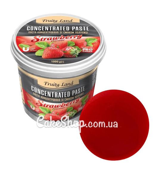 ⋗ Паста концентрована Полуниця Fruityland, 500 г купити в Україні ➛ CakeShop.com.ua, фото