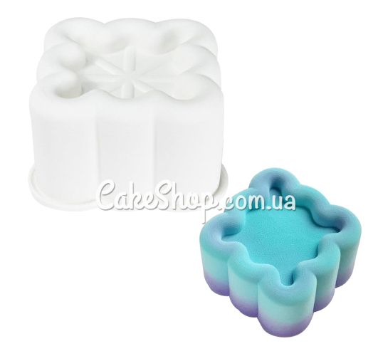 ⋗ Силиконовая форма для бенто-торта Квадрат купить в Украине ➛ CakeShop.com.ua, фото