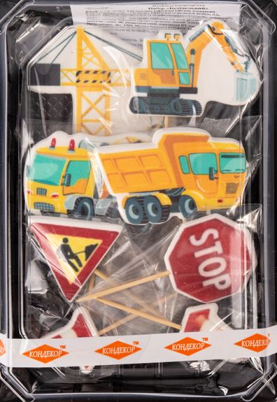 ⋗ Сахарные фигурки Строительный набор ТМ KD купить в Украине ➛ CakeShop.com.ua, фото