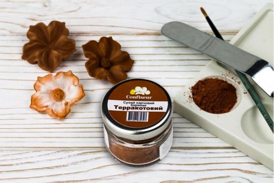 ⋗ Барвник сухий Confiseur Теракотовий купити в Україні ➛ CakeShop.com.ua, фото