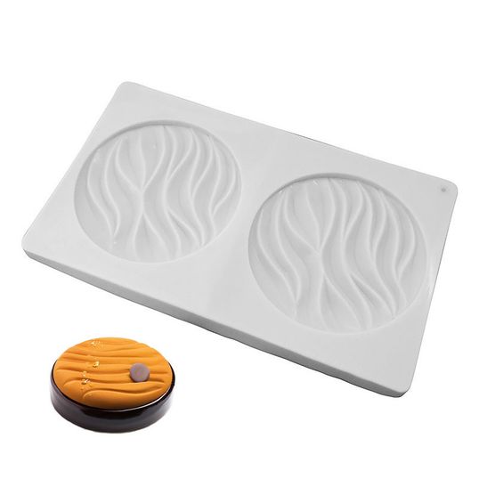 ⋗ Силіконова форма для евродесертів Хвилі купити в Україні ➛ CakeShop.com.ua, фото