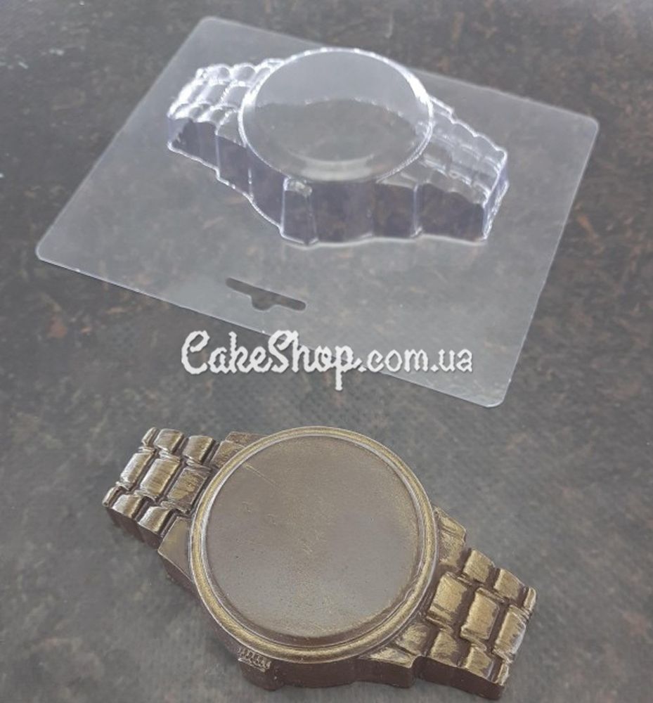 Пластикова форма для шоколаду Годинник наручний - фото