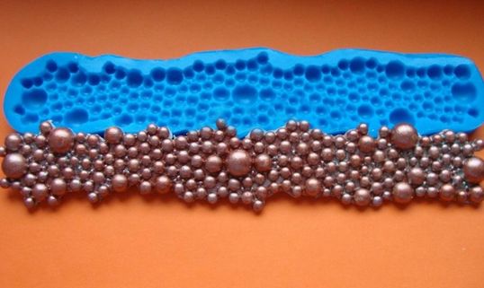 ⋗ Силиконовый молд Бордюр Пузырьки купить в Украине ➛ CakeShop.com.ua, фото