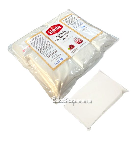 ⋗ Мастика кондитерська Sladol Біла, 100 г купити в Україні ➛ CakeShop.com.ua, фото