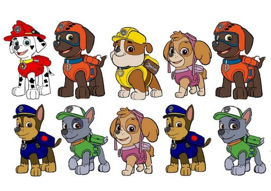 ⋗ Вафельная картинка Щенячий патруль 23 купить в Украине ➛ CakeShop.com.ua, фото