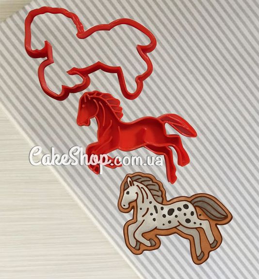 ⋗ Вырубка пластиковая со штампом Лошадь купить в Украине ➛ CakeShop.com.ua, фото