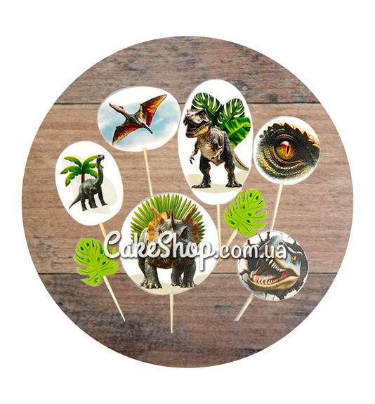 ⋗ Цукрові фігурки Епоха динозаврів топ ТМ Сладо купити в Україні ➛ CakeShop.com.ua, фото