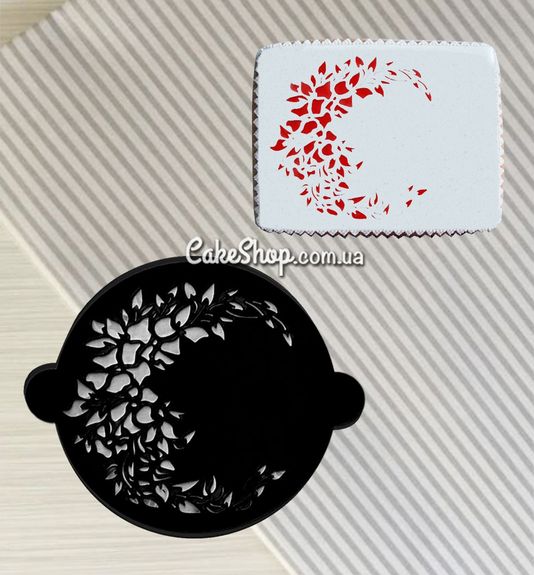 ⋗ Трафарет для печива Візерунок Квіти, 9 см купити в Україні ➛ CakeShop.com.ua, фото