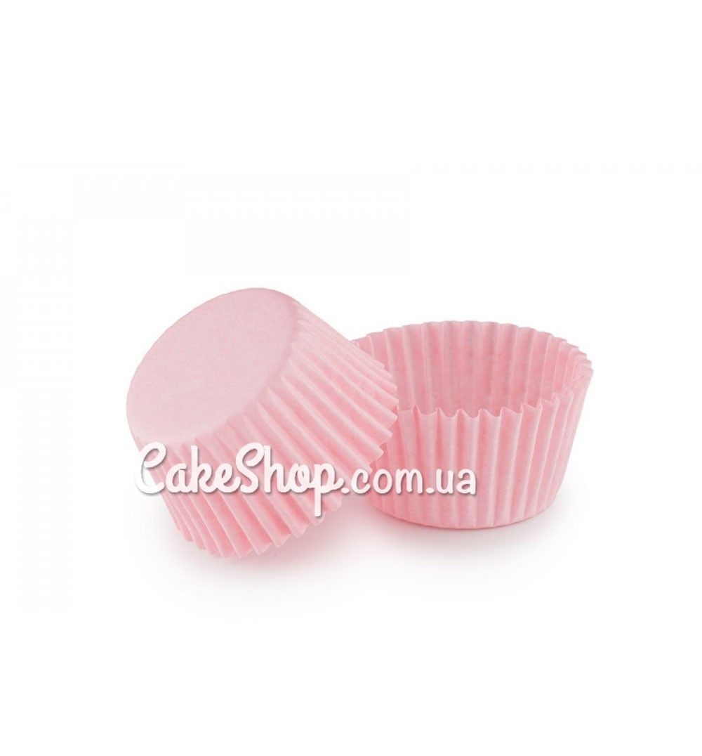 ⋗ Бумажные формы для конфет и десертов 3х2, нежно розовые 50 шт купить в Украине ➛ CakeShop.com.ua, фото