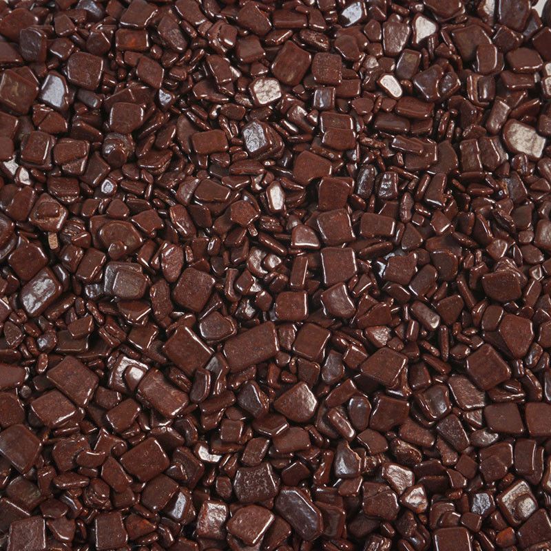 Посыпка Осколки шоколада глянцевые SCAGLIETTA DARK IRCA,Черные, 250г - фото
