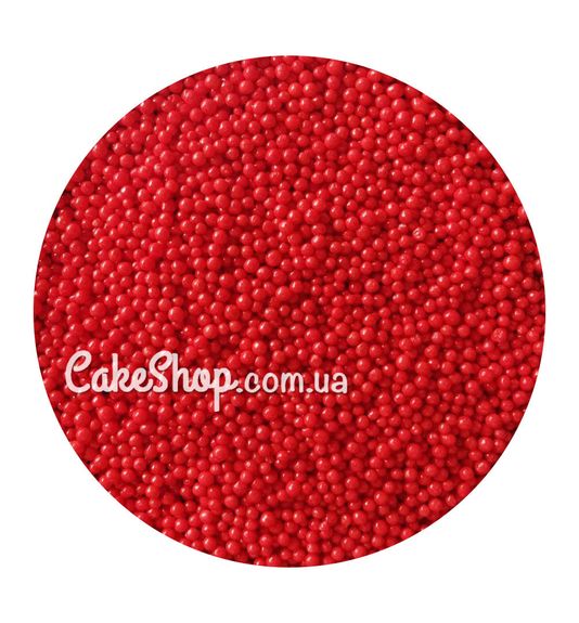 ⋗ Посипка Кульки Червоні 1 мм, 50 г купити в Україні ➛ CakeShop.com.ua, фото