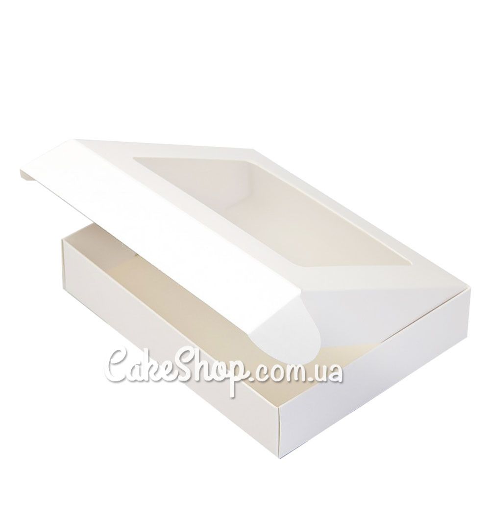 ⋗ Коробка для пряників 192х148х40 мм, Біла купити в Україні ➛ CakeShop.com.ua, фото