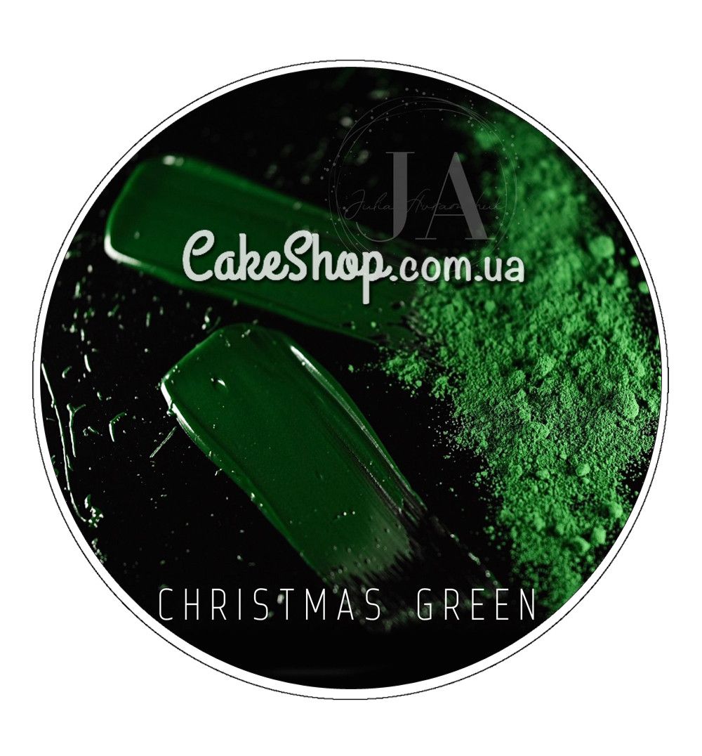 ⋗ Барвник сухий жиророзчинний Latarte Christmas green, 30 мл купити в Україні ➛ CakeShop.com.ua, фото