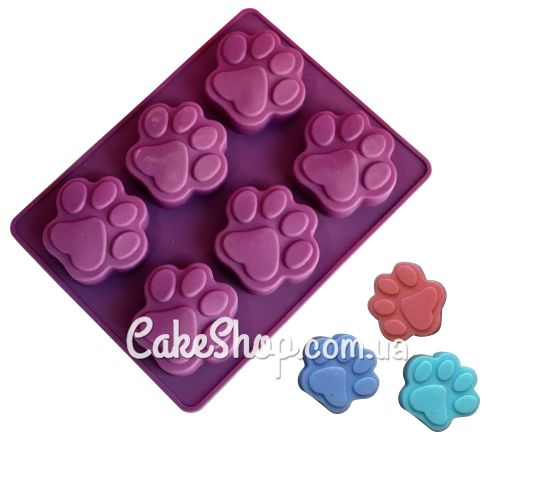 ⋗ Силіконова форма Лапки купити в Україні ➛ CakeShop.com.ua, фото