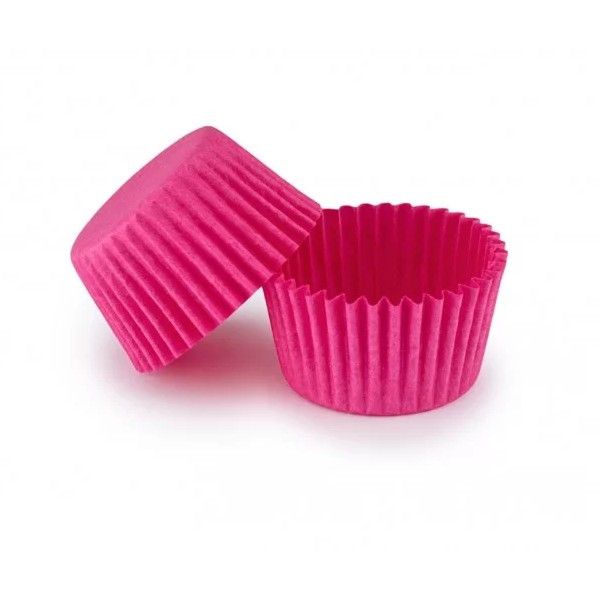 Паперові форми для цукерок і десертів 3х2, рожеві 50 шт - фото