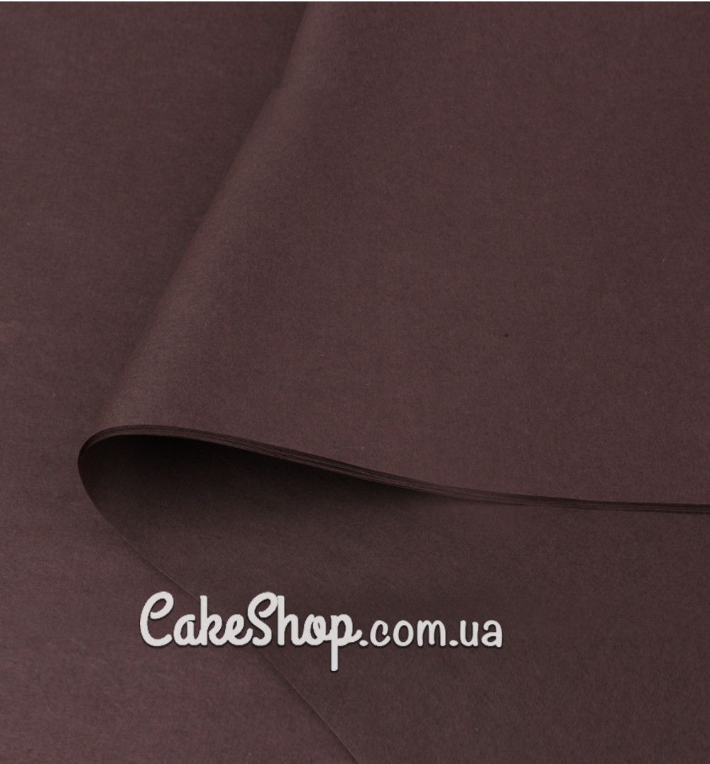 ⋗ Папір тішью LP коричневий 28г/м, 10 аркушів купити в Україні ➛ CakeShop.com.ua, фото
