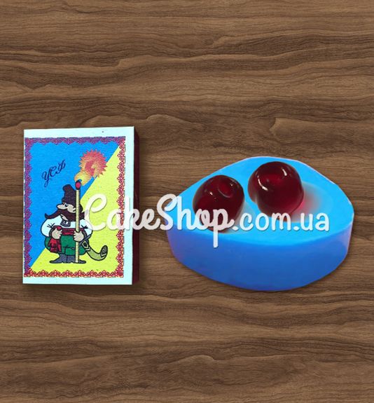 ⋗ Силіконовий молд Черешні купити в Україні ➛ CakeShop.com.ua, фото