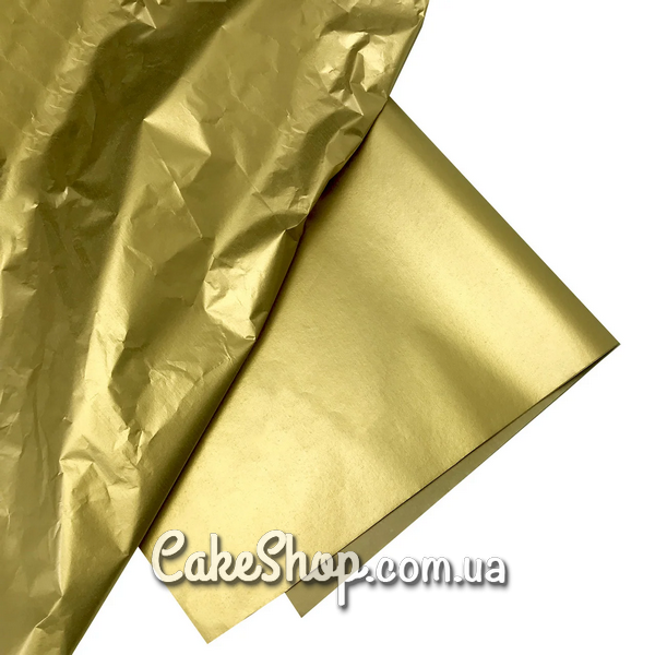 ⋗ Папір тішью золото, 10 аркушів купити в Україні ➛ CakeShop.com.ua, фото