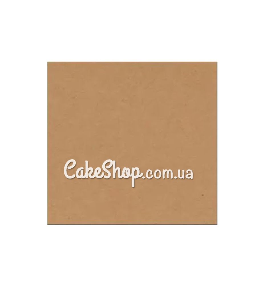 Серветки для бенто-торта вологостійкі Крафт 16х16 см, 10 шт - фото