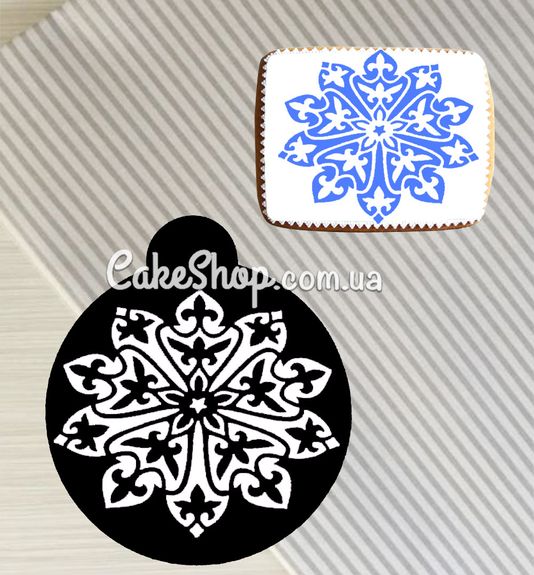 ⋗ Трафарет Сніжинка 5 купити в Україні ➛ CakeShop.com.ua, фото